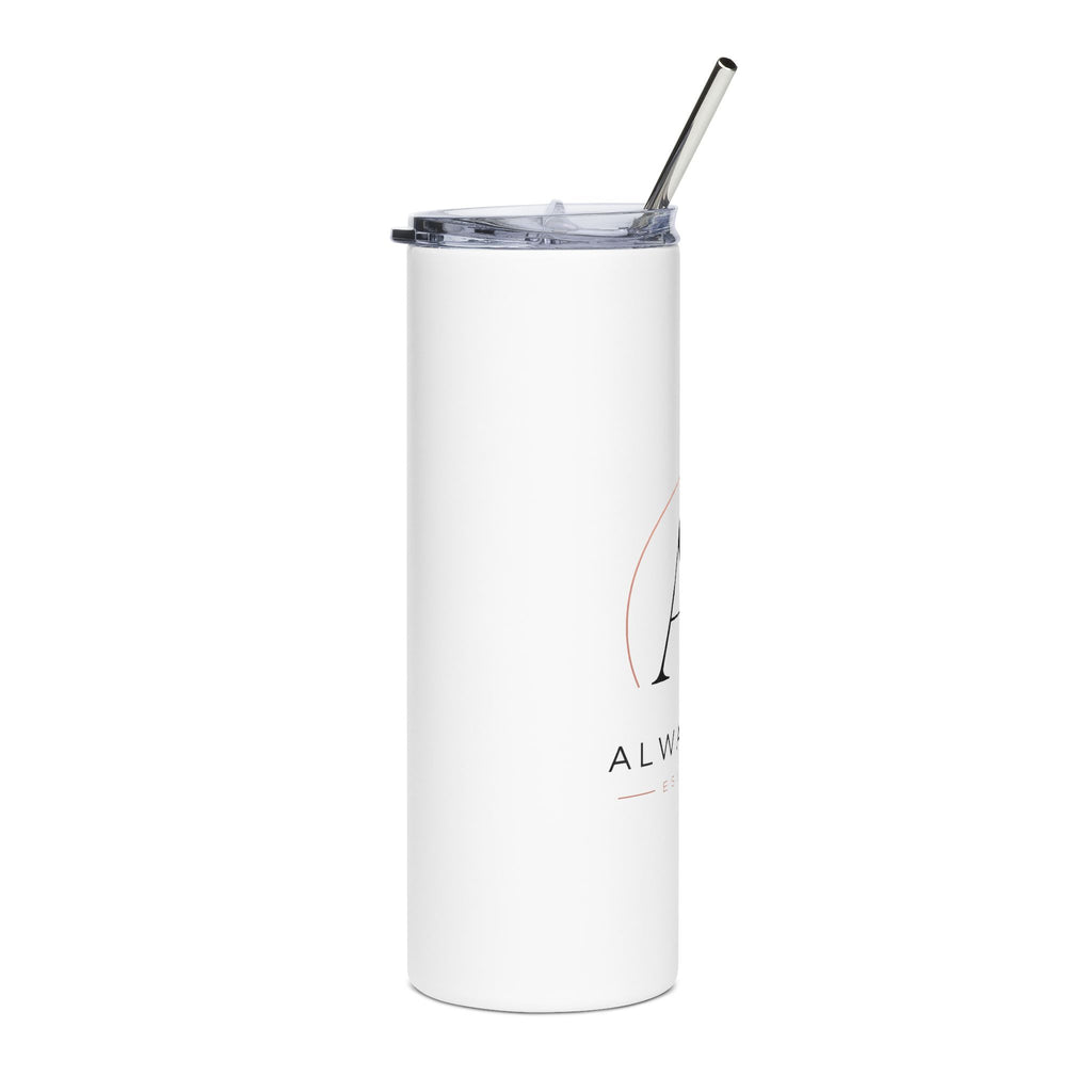 Always You Monogram Stainless Steel Tumbler — 20oz Slim Travel Cup