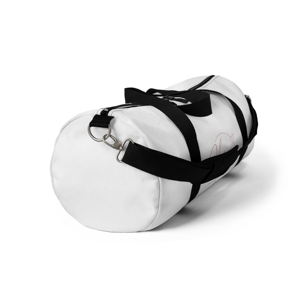 Her Era Duffel Bag - Pink Script Travel Gym Weekend Bag
