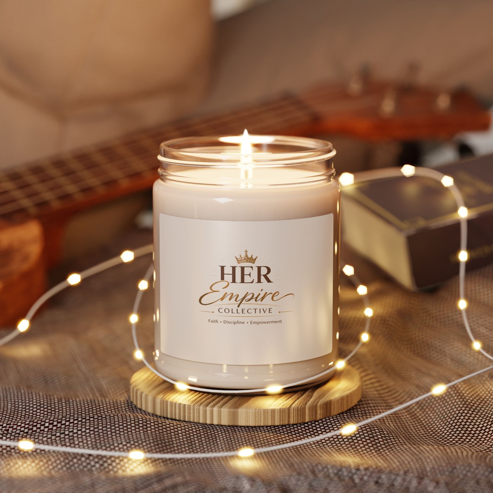 Her Empire Collective Scented Soy Candle — 9oz Luxury Aromatherapy Jar