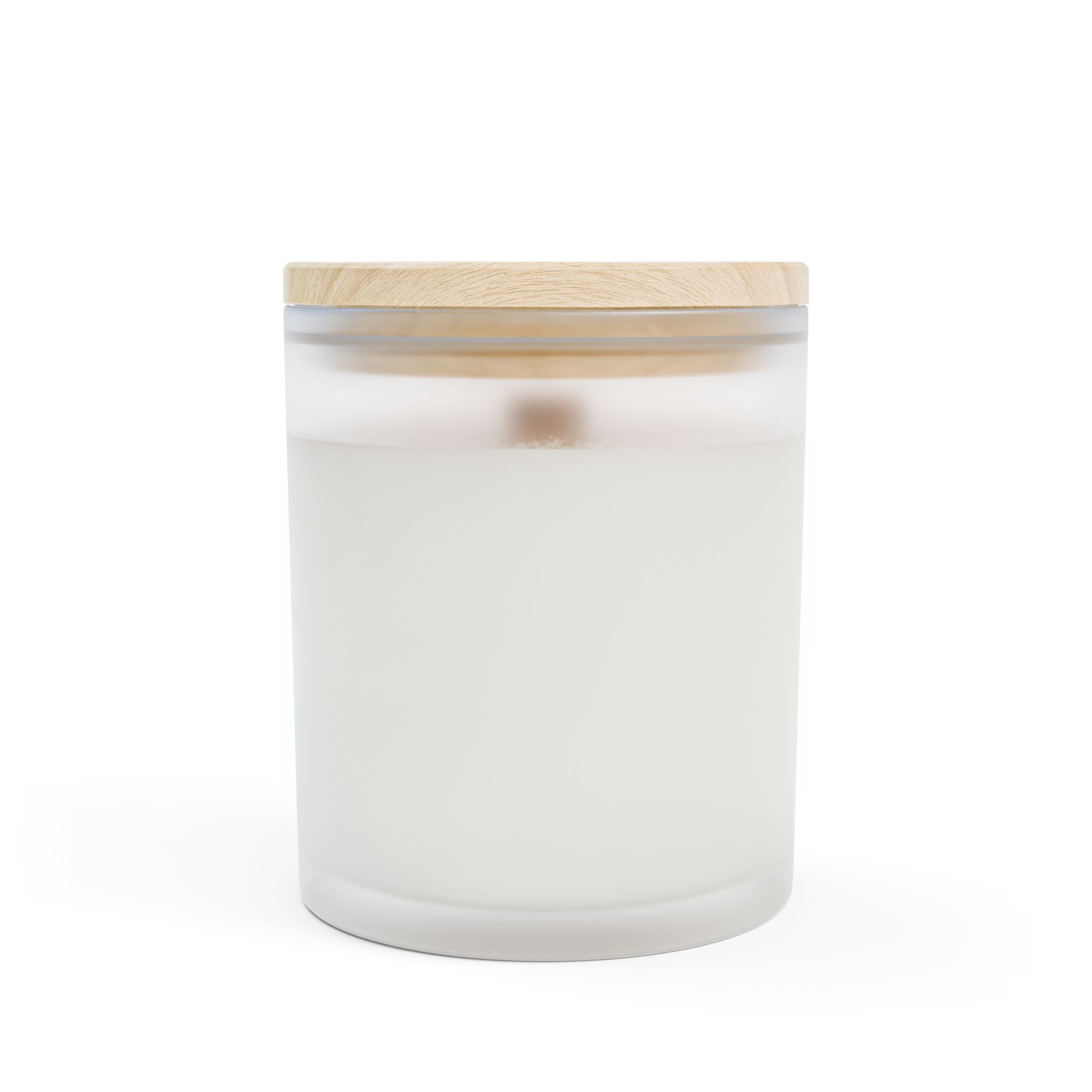 Feather Me Crazy 11oz Frosted Glass Candle - Elegant Home Decor for Relaxation & Gifts