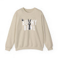 Bunny Bowl Crewneck Sweatshirt — Retro Grunge Bunny Graphic
