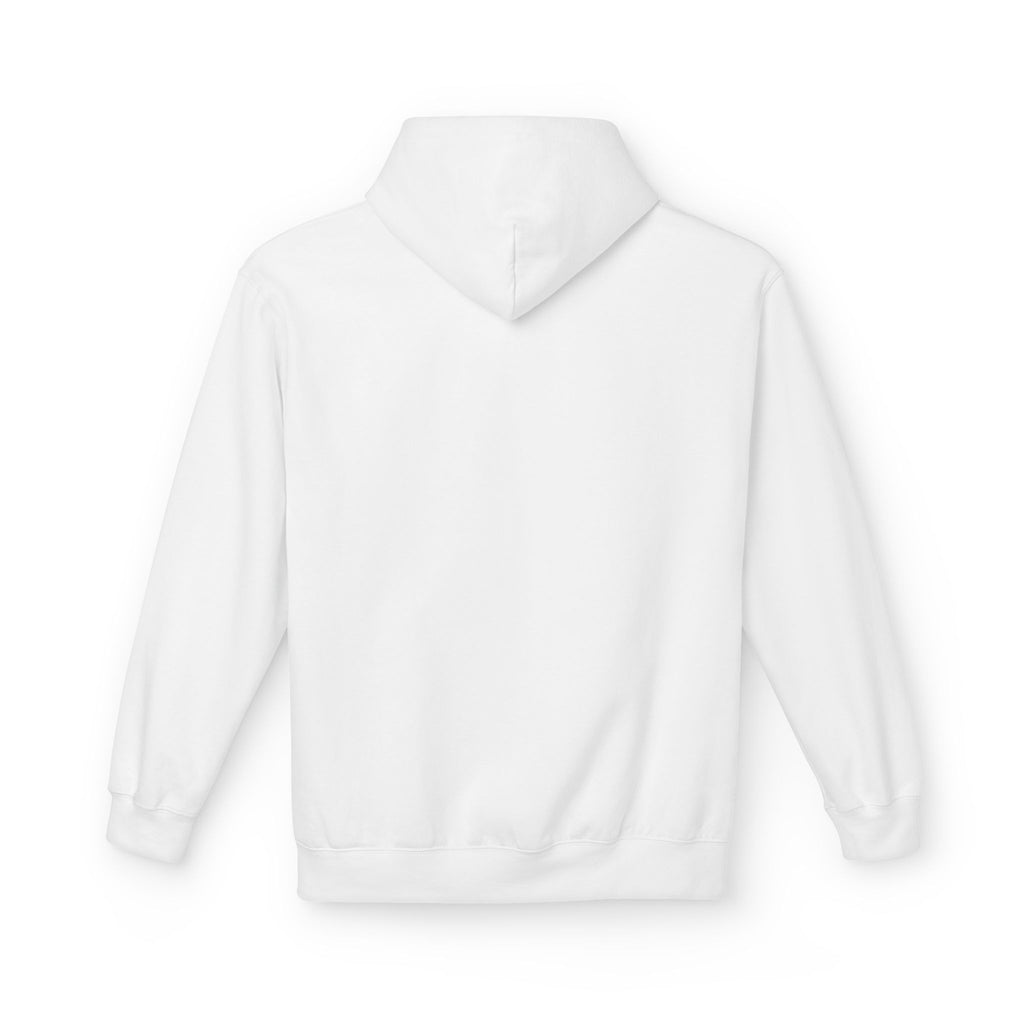 Always You Minimal Logo Hoodie — Lightweight White Fleece