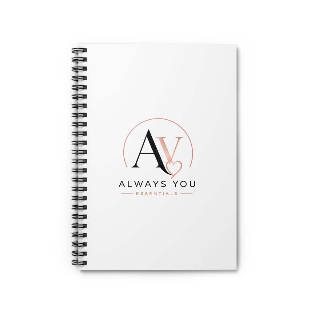 Always You Essentials Spiral Notebook — Ruled Journal with AV Heart Logo