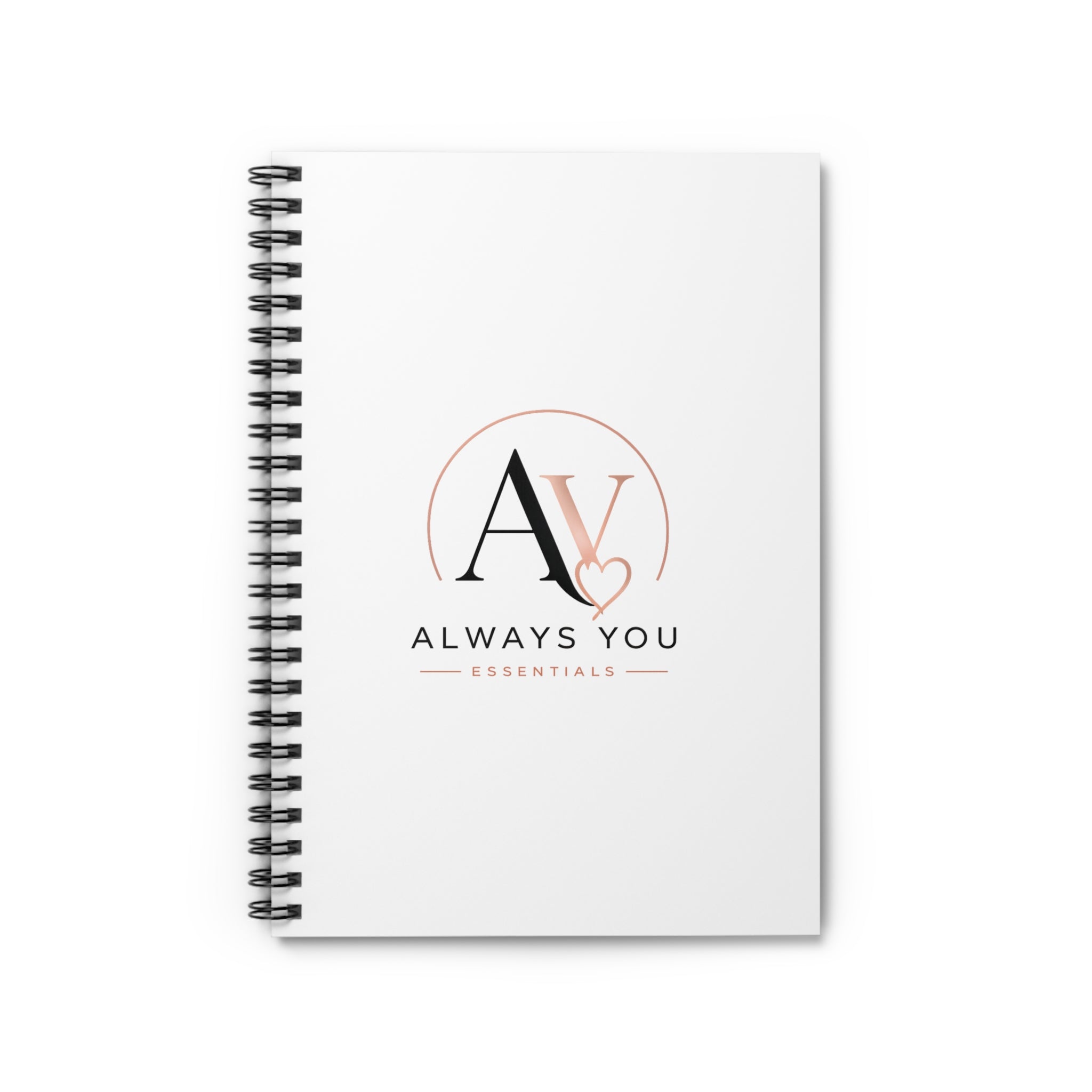 Always You Essentials Spiral Notebook — Ruled Journal with AV Heart Logo