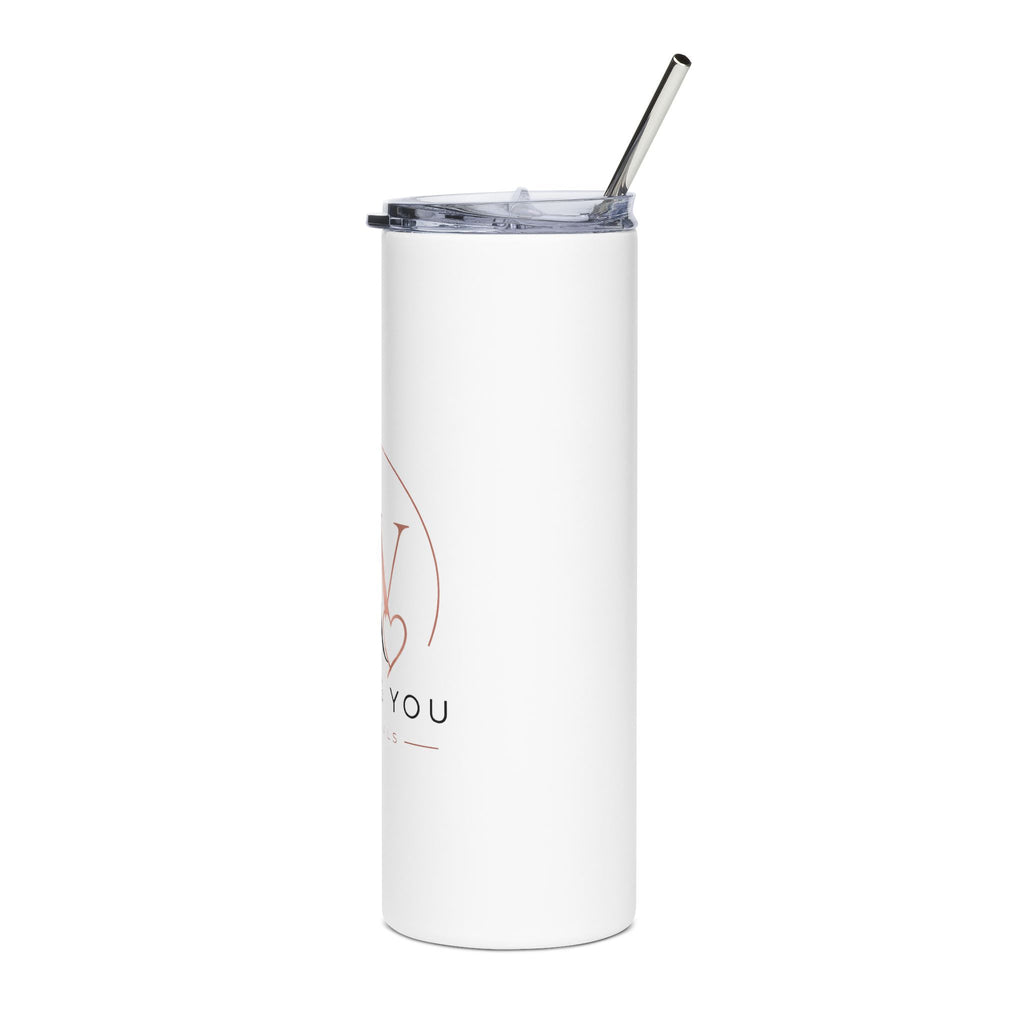 Always You Monogram Stainless Steel Tumbler — 20oz Slim Travel Cup