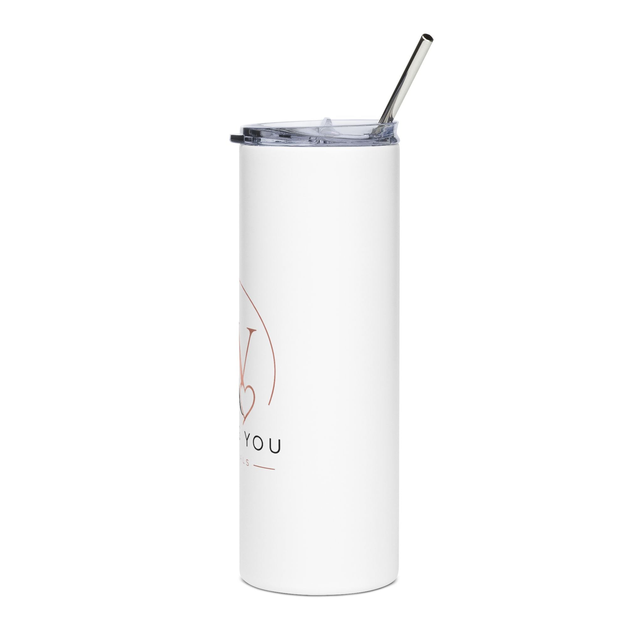 Always You Monogram Stainless Steel Tumbler — 20oz Slim Travel Cup