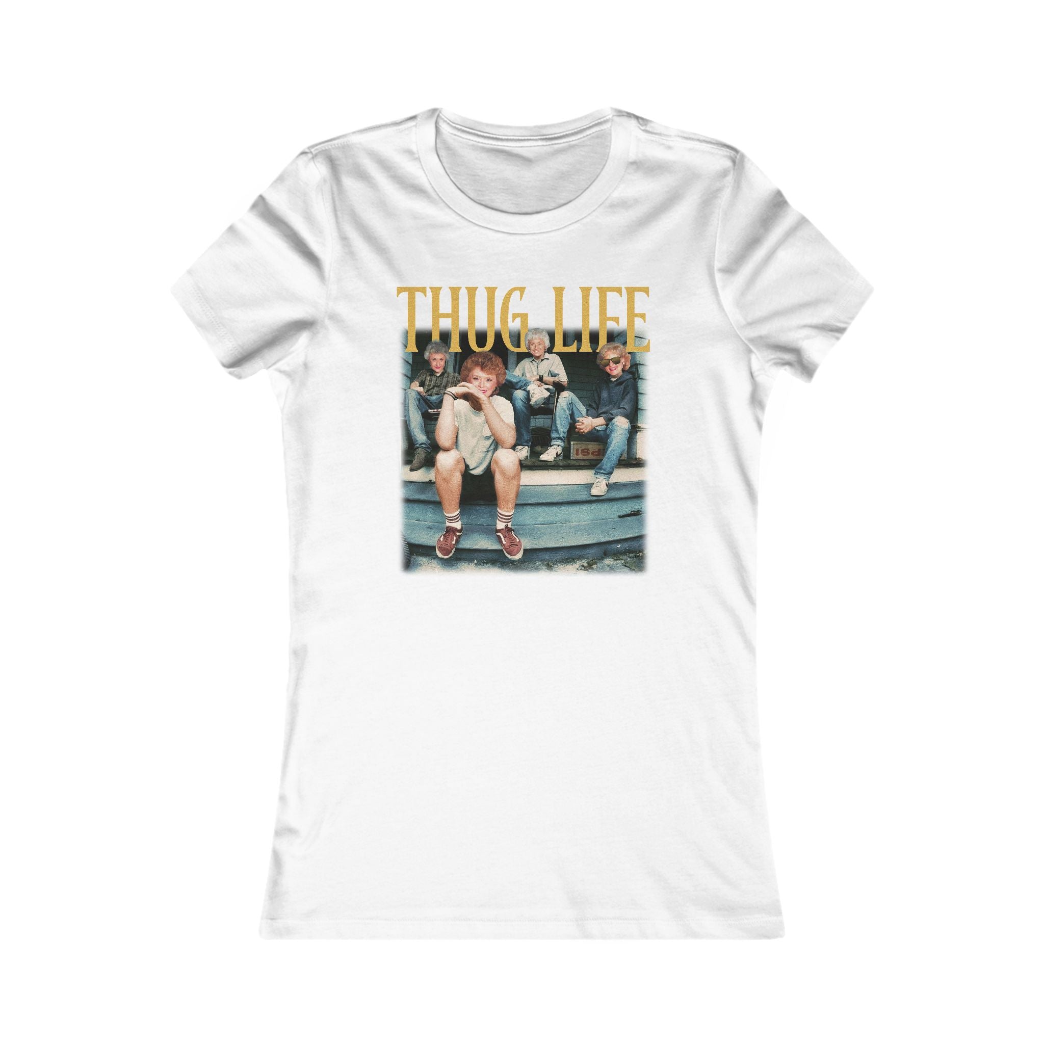 Golden Girls Photo Tee — "Live Like King"  T-Shirt