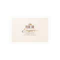 Vinyl Decal — "Her Empire Collective" Logo Sticker