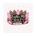 Feather Me Crazy Kiss-Cut Stickers - Stylish Boutique Décor for Laptops & Planners