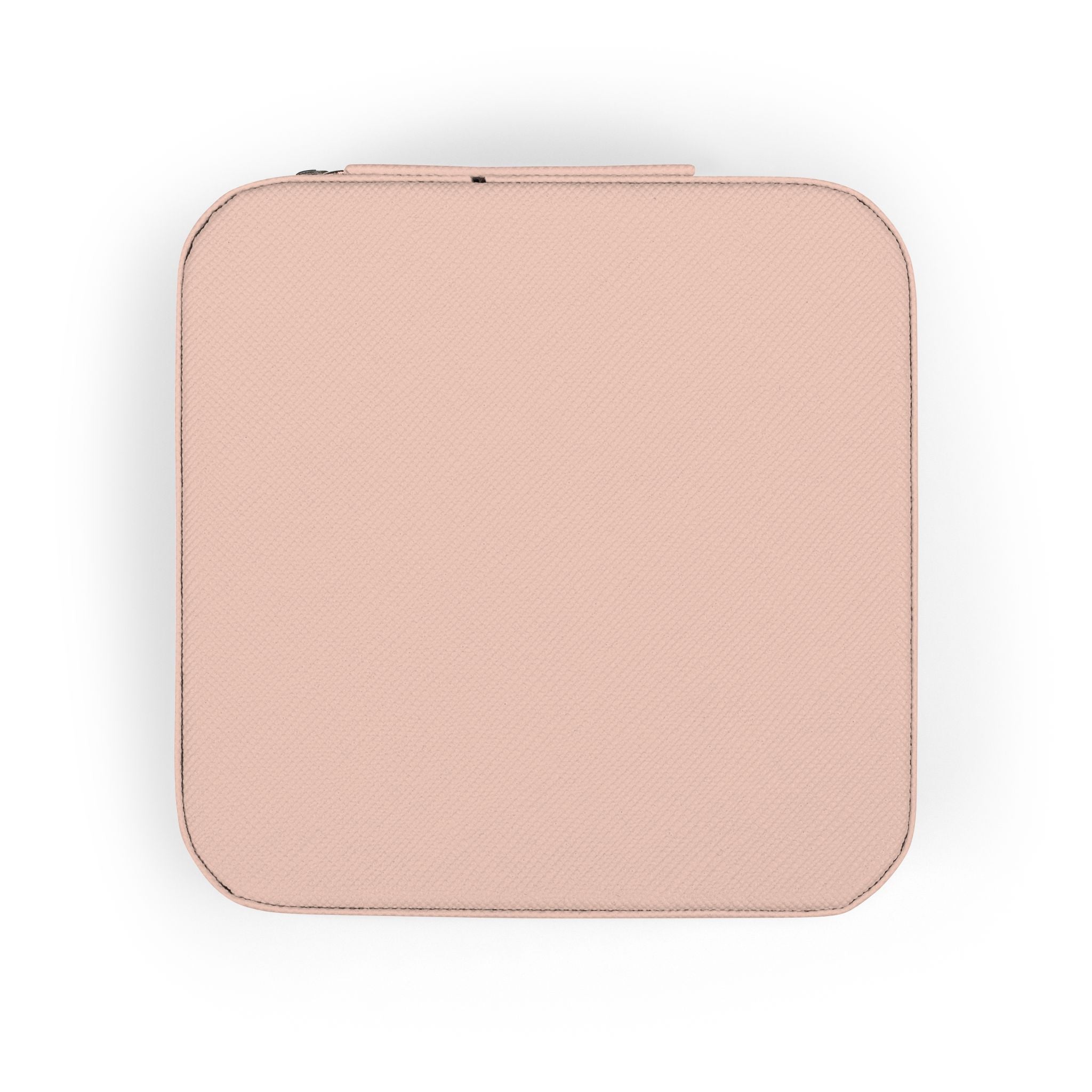 Mama Jewelry Travel Case — Compact Pink Travel Jewelry Organizer with Ring Rolls & Compartments