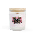 Feather Me Crazy 11oz Frosted Glass Candle - Elegant Home Decor for Relaxation & Gifts
