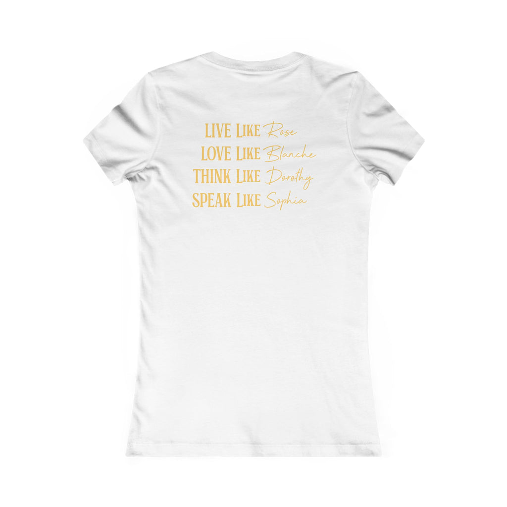 Golden Girls Photo Tee — "Live Like King"  T-Shirt