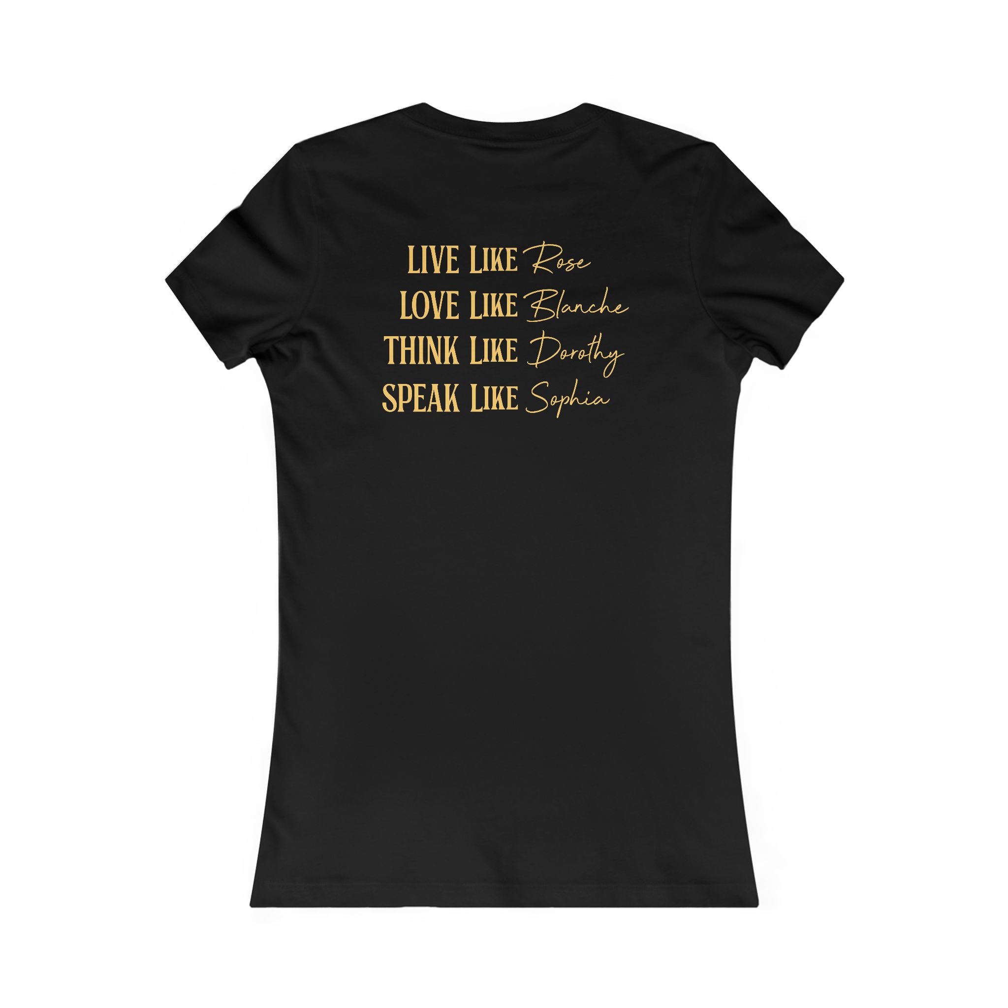 Golden Girls Photo Tee — "Live Like King"  T-Shirt