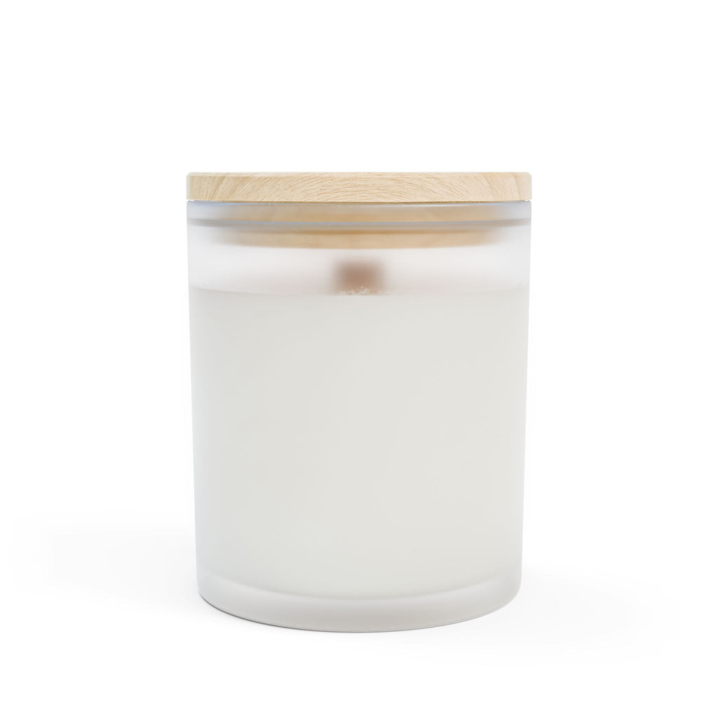 Feather Me Crazy 11oz Frosted Glass Candle - Elegant Home Decor for Relaxation & Gifts